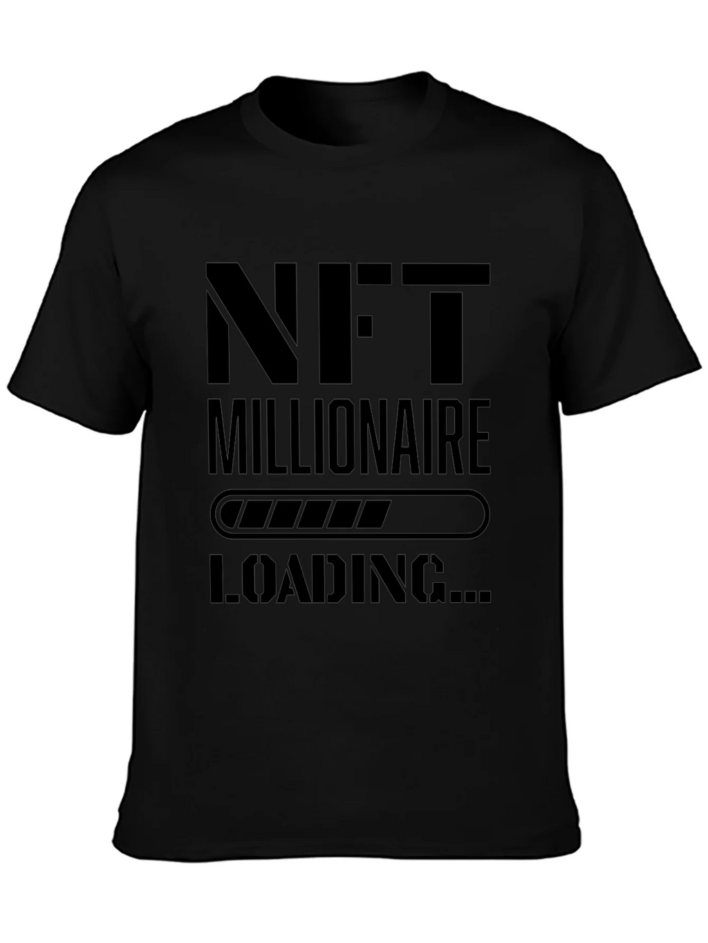 NFT Millionaire Loading Black T-Shirt