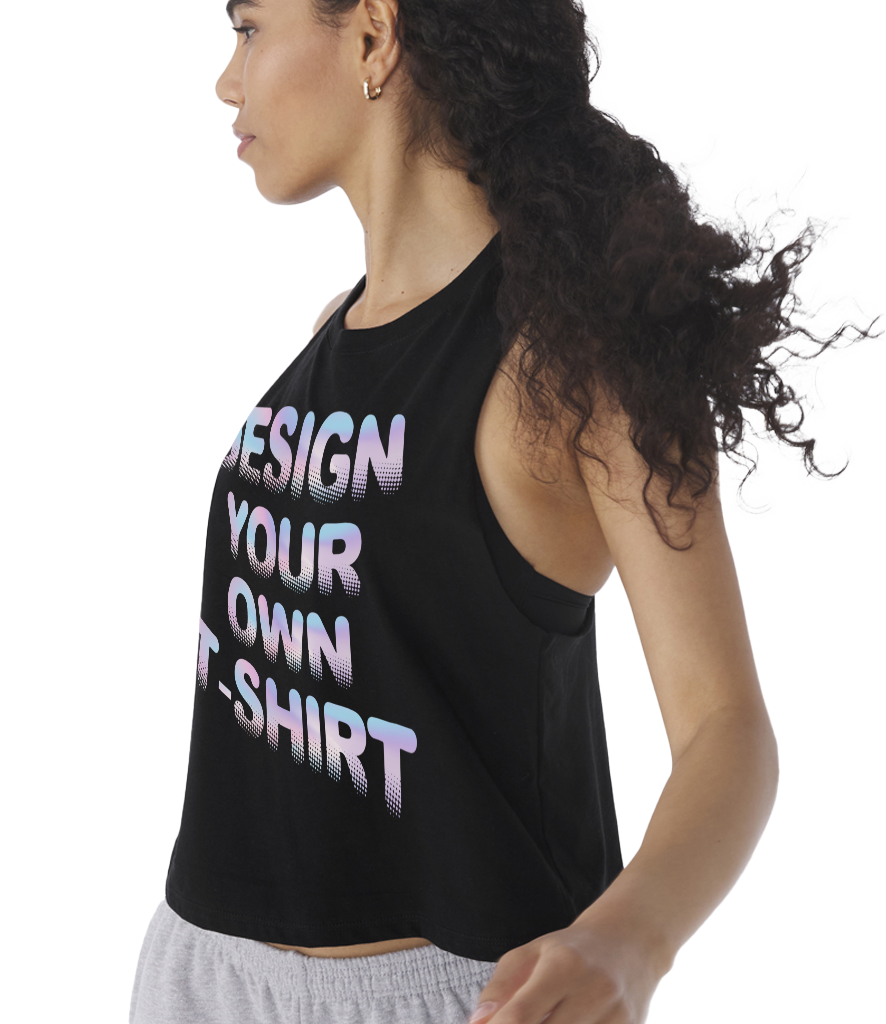 Racer back cropped tank