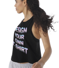 Racer back cropped tank