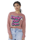 Ladies cropped sweatshirt