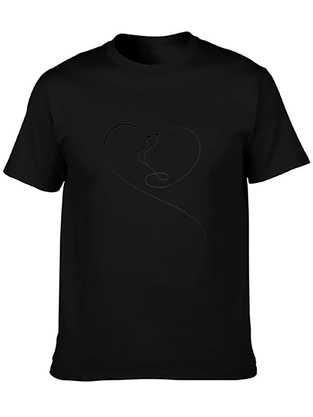 Heart Stethoscope Graphic T-Shirt