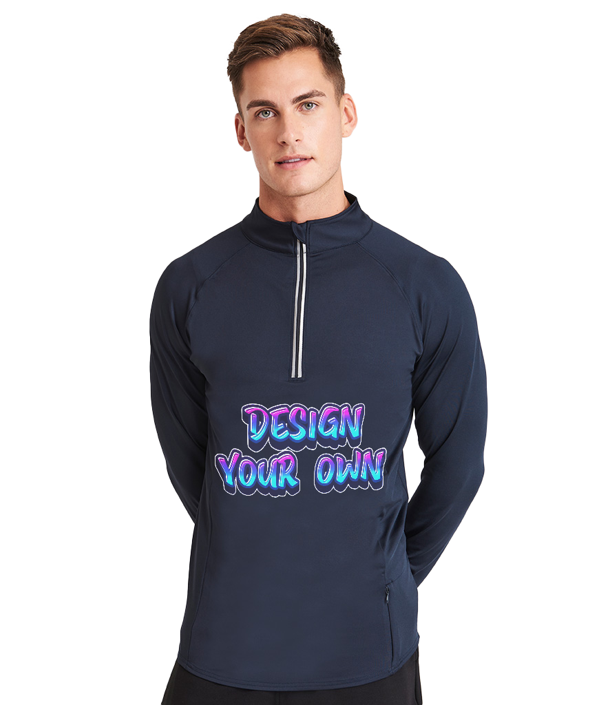 Men's Cool half zip sports top