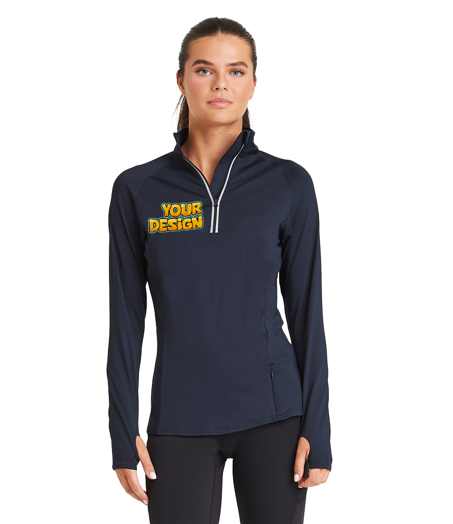 Women's Cool half zip sports top