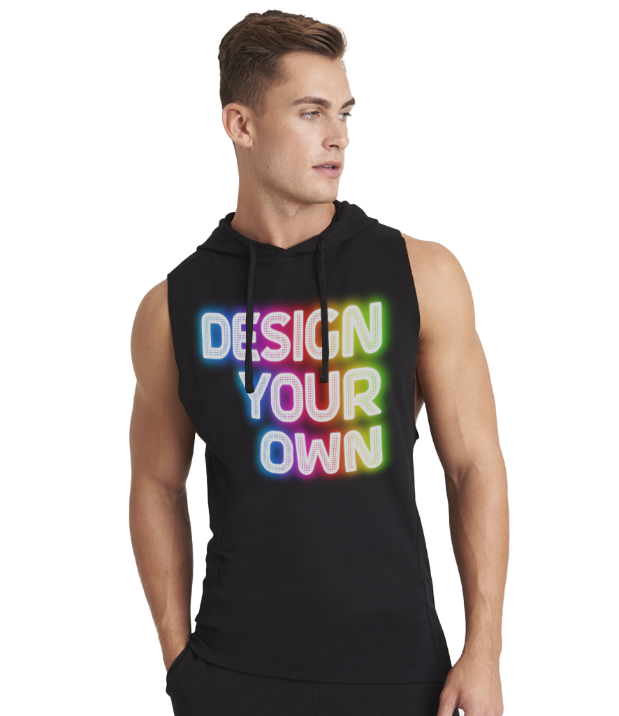 Cool urban sleeveless muscle hoodie