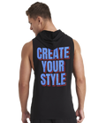 Cool urban sleeveless muscle hoodie