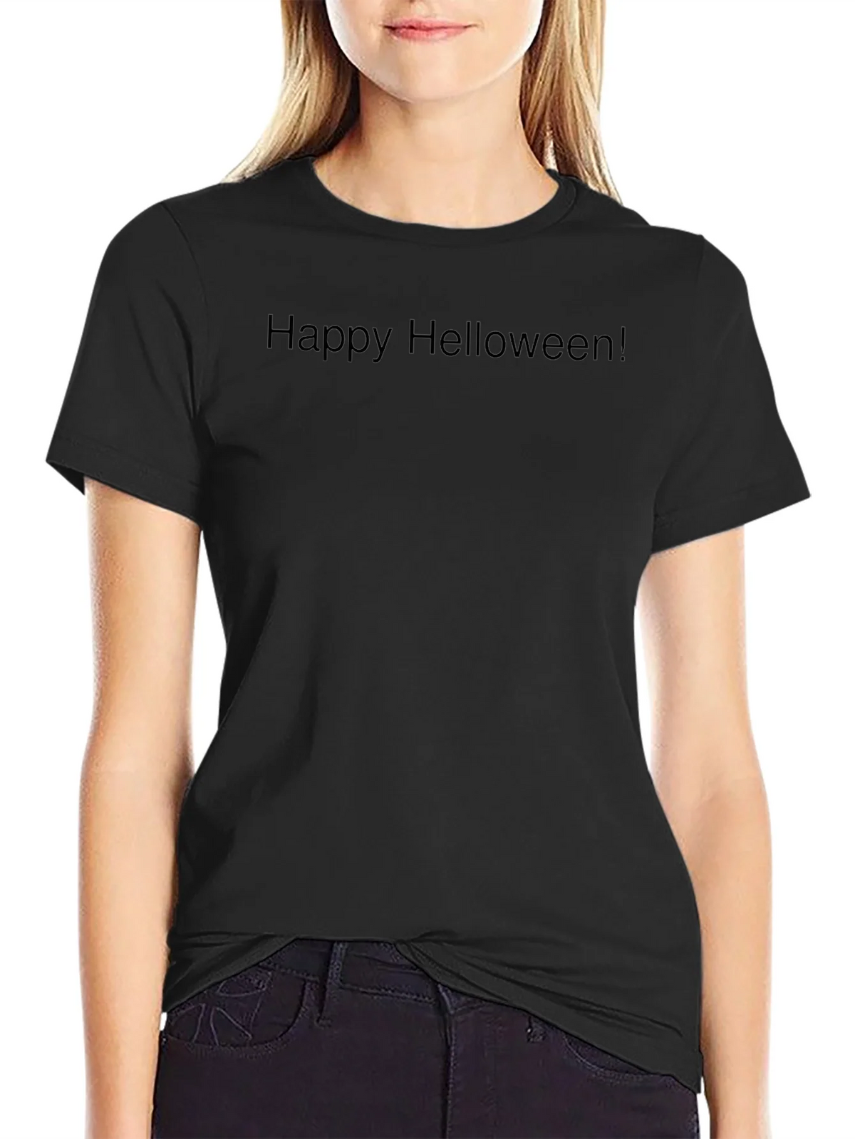 Happy Helloween Black T-Shirt