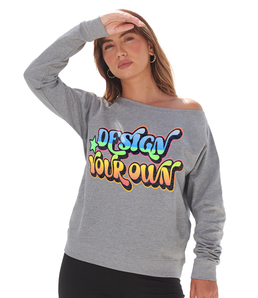 Ladies lightweight slounge sweatshirt
