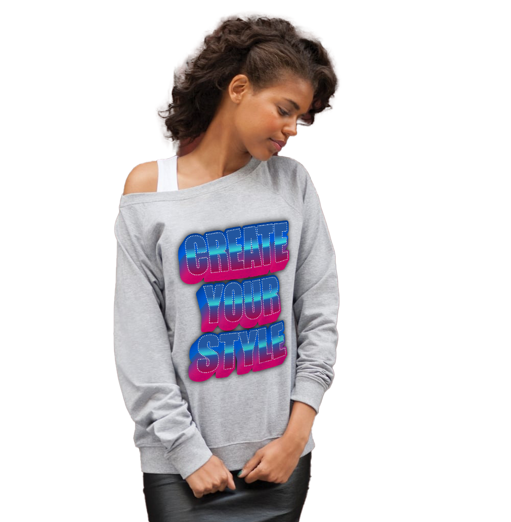 Ladies lightweight slounge sweatshirt