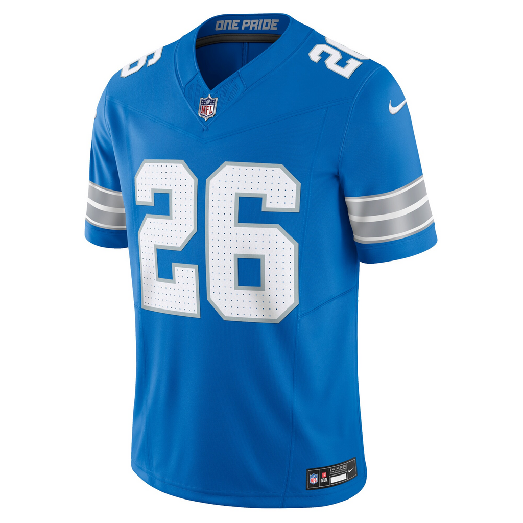 Men's Detroit Lions Jared Goff Blue Jersey